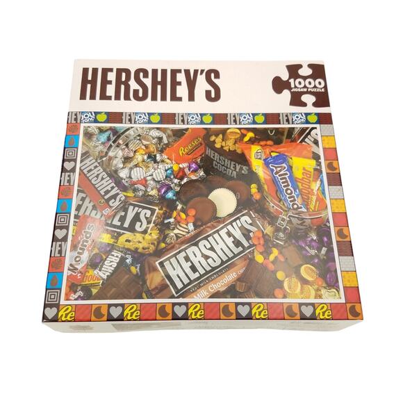 Masterpieces Puzzle Co 1000 Pieces Hersheys Various Chocolate Bars & Candies - Picture 1 of 7